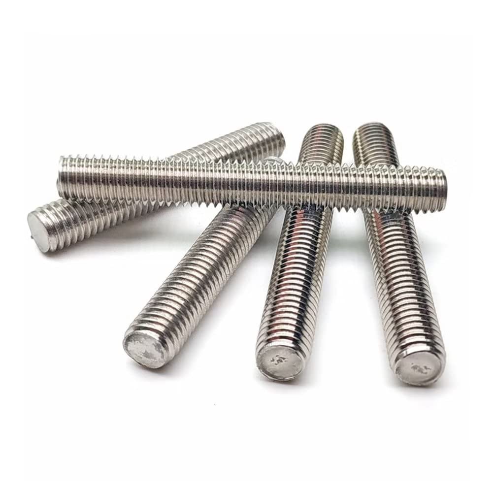 FEEIMOL Stainless Steel Fully Threaded Rod Bar Studs M3x80mm (5 pcs), Silver - Image 3