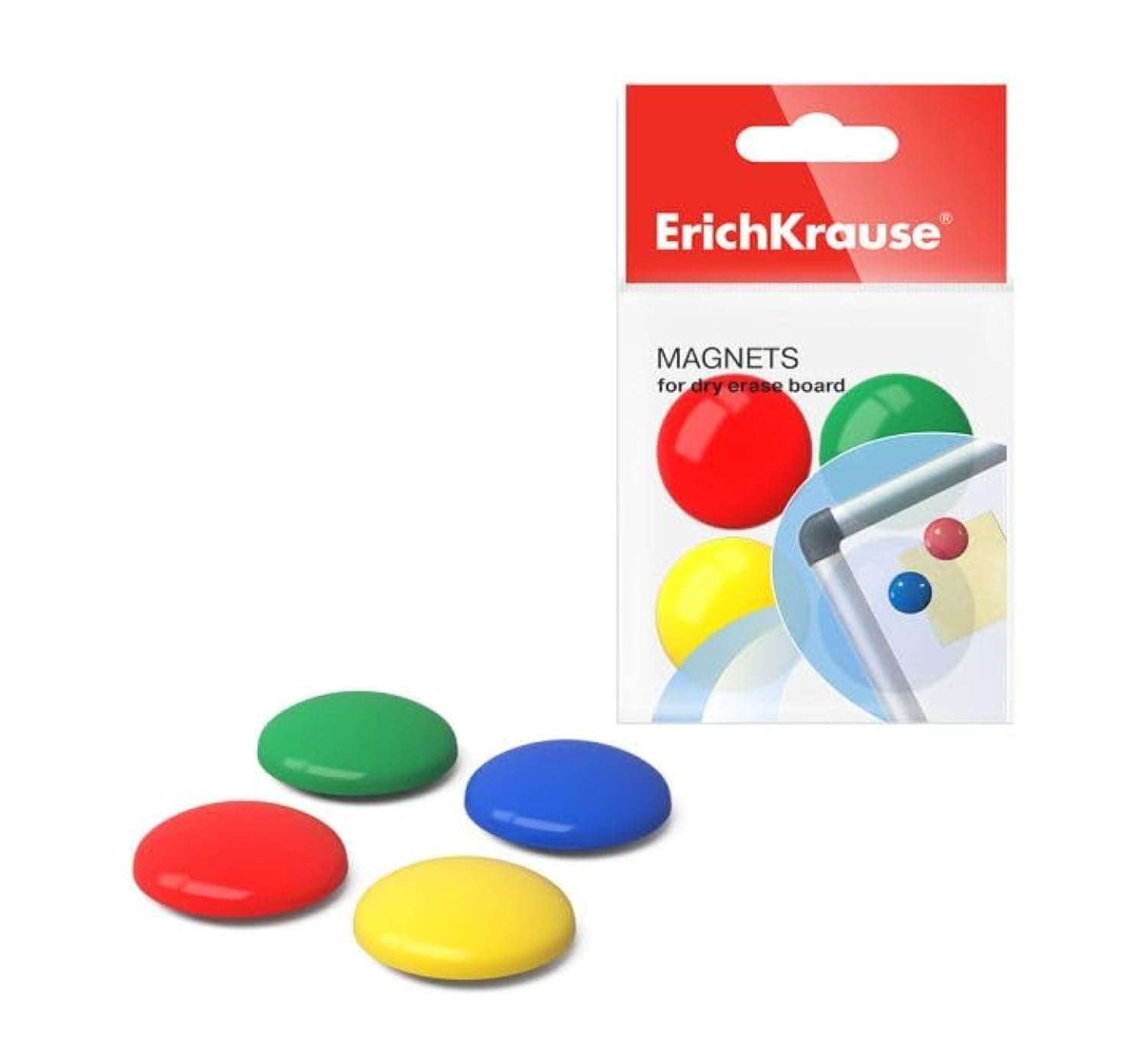 Erich Krause Magnets 3 Cm (Polybag 8 Pcs)