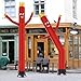 Sky Waving Inflatable Tube Man Only, 20 Feet Tall Wacky Waving Inflatable Tube Guy, Replacement Tube Man for Opening Activities, Red (No Blower)