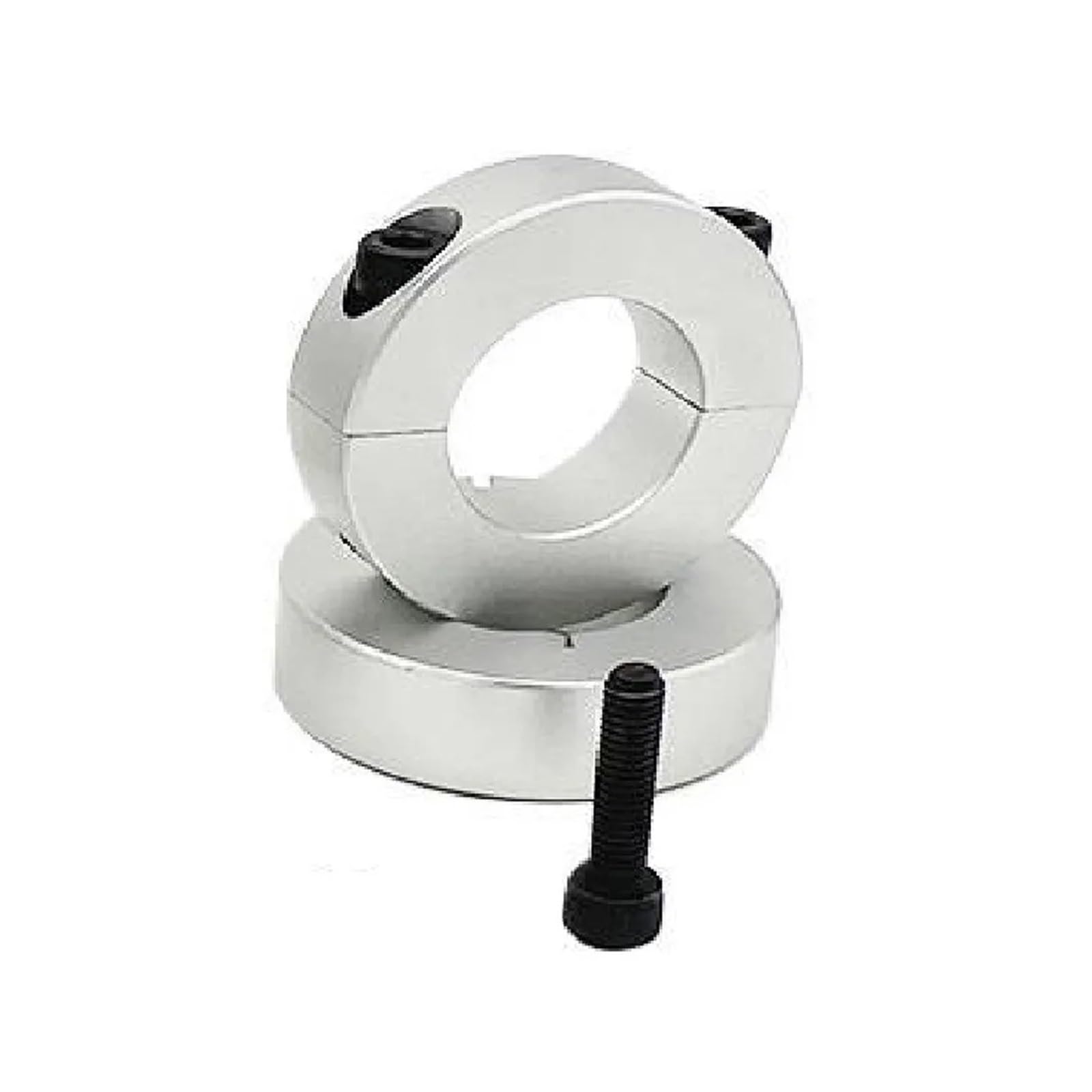 Klemmring aus Aluminiumlegierung mit Schrauben – 13–30 mm Innendurchmesser, langlebiger fester Verriegelungsbegrenzungsring for Maschinen, 1 Stück(30mm)