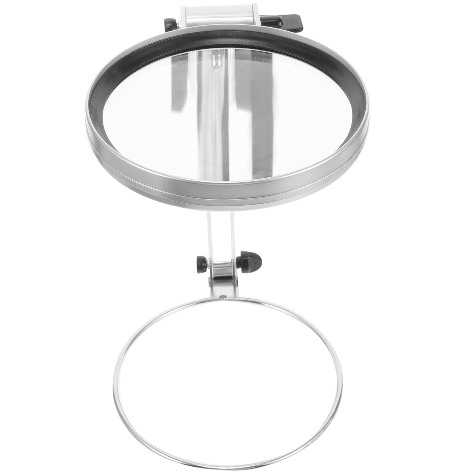 Loupe de bureau pour couture et broderie avec éclairage et support pliable
