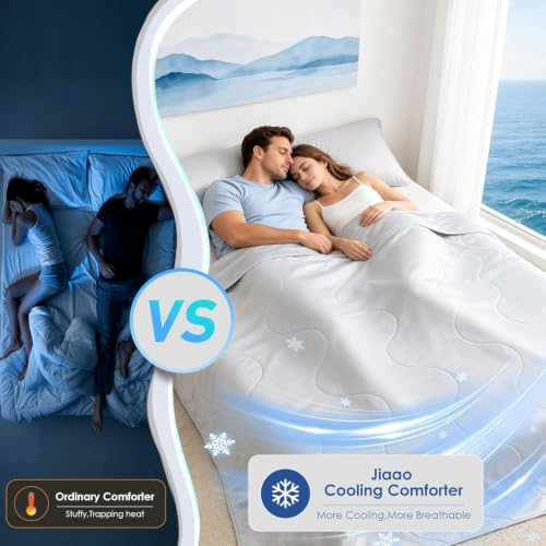 jiaao King Size/Cal King Cooling Blankets for Hot Sleepers, Cool in 30 Sec by jiaao - Used condition - Image 5