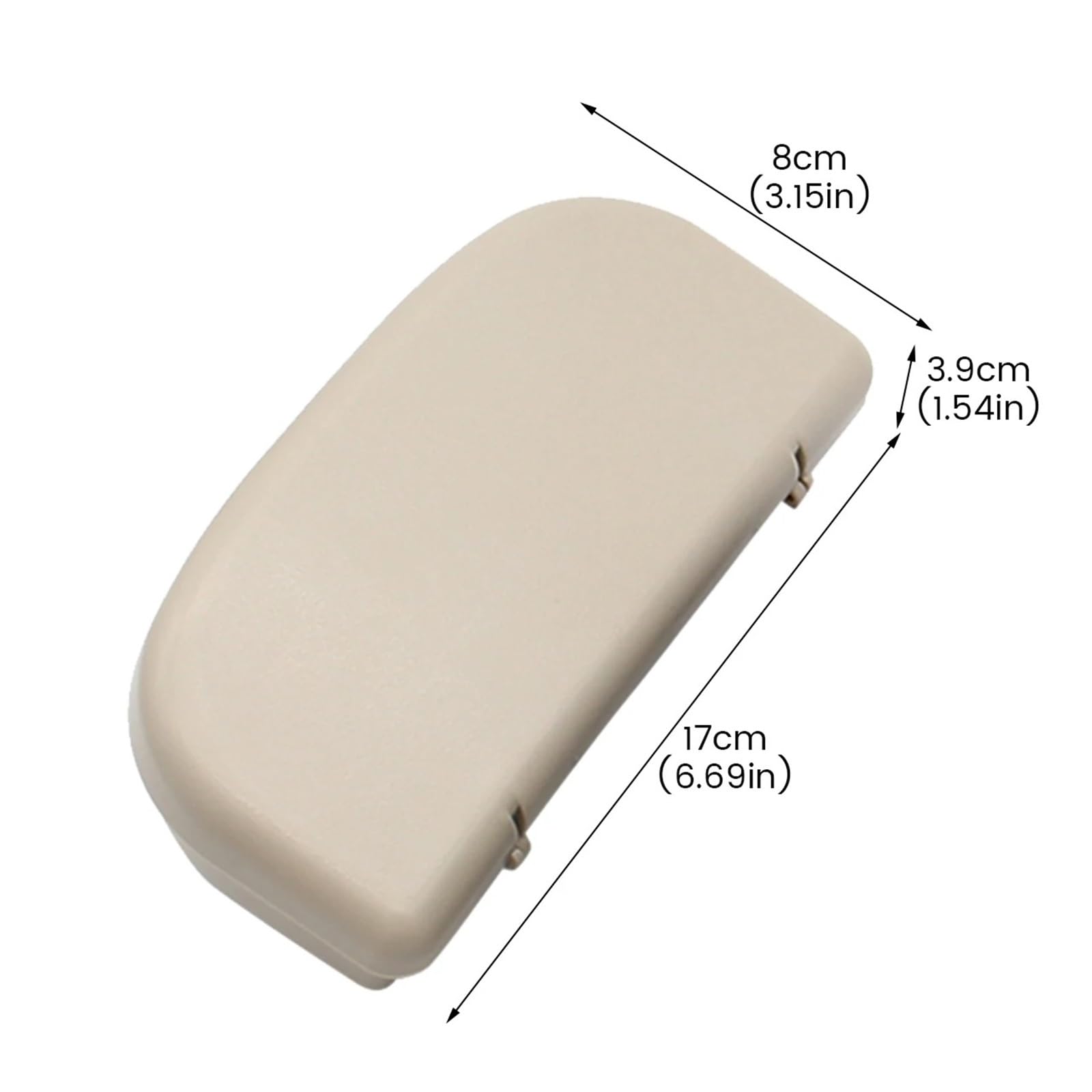 Porta Occhiali Interno Auto Accessori per Porta Occhiali da Sole Riutilizzabili Magnetici Multifunzionali con Scatola per per Visiera Universale per Auto(Gray)