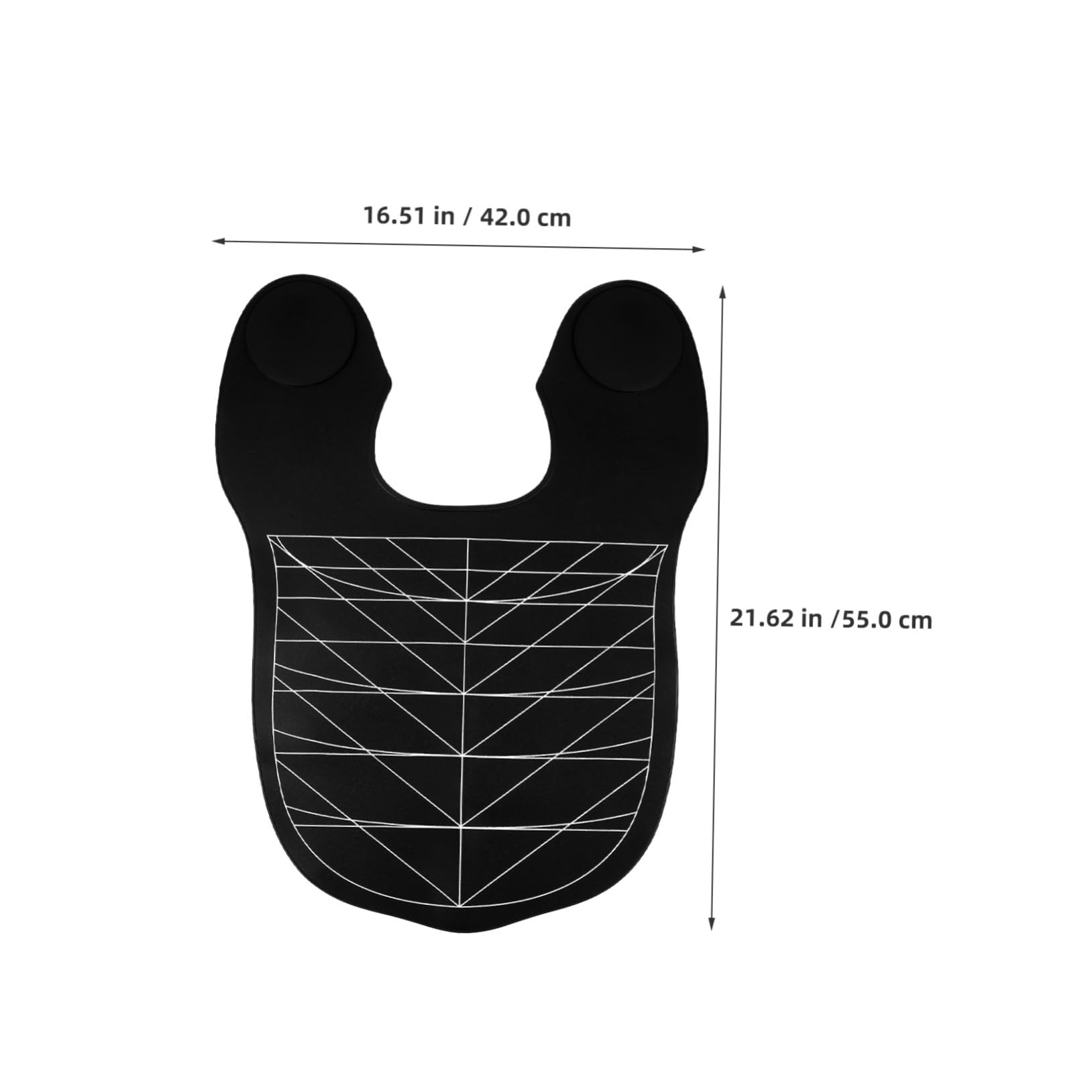 2 Sztuki Przylądek do cięcia włosów Zespół do farbowania włosów Cape Black