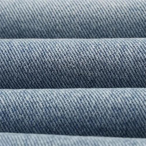 Men's Spring Fall Jeans – Straight Loose Wide-Leg Denim Pants, Cotton Elastic Waist Casual Streetwear3