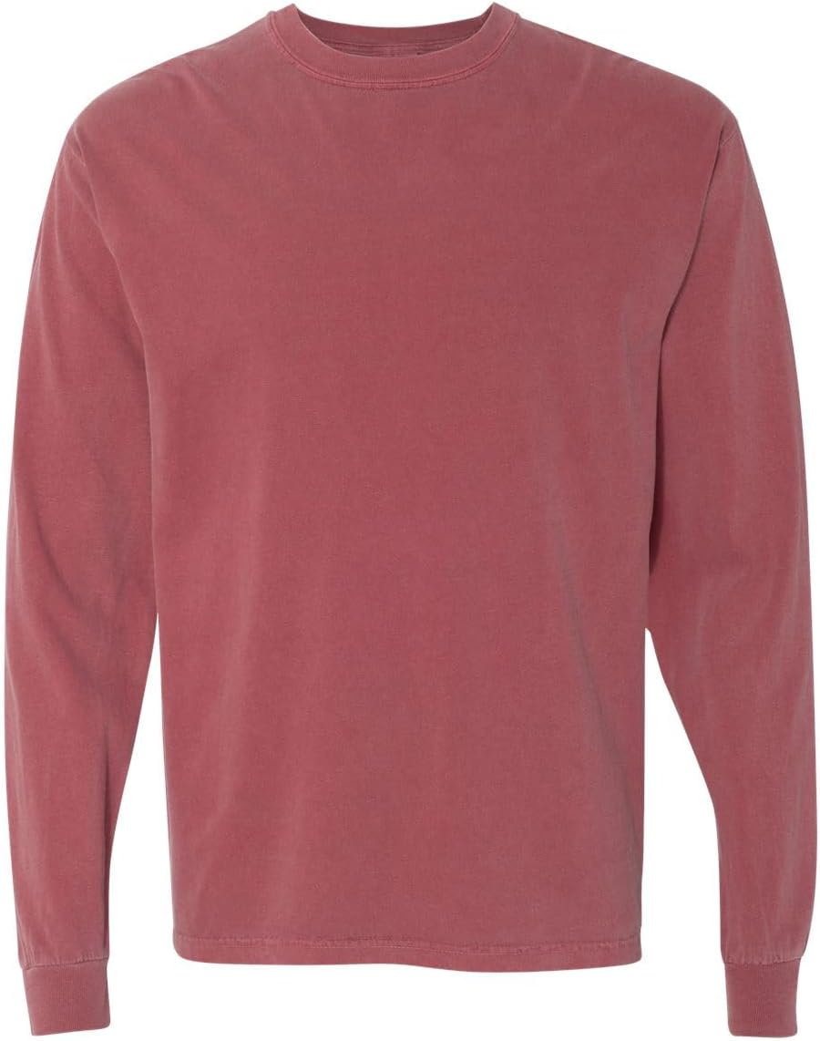 Comfort Colors Adult Long Sleeve Tee, Style 6014 Brick, X-Large