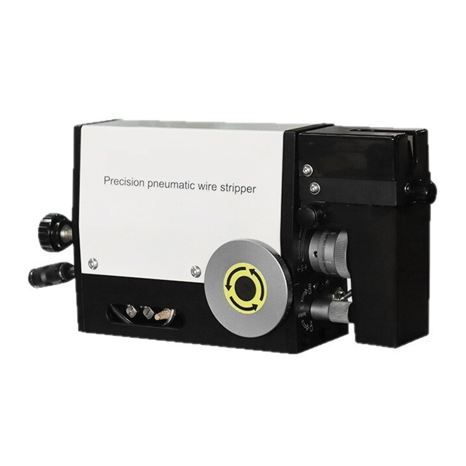Induction Pneumatic Stripping Machine Semi-Automatic Upright Portable Small Precision Wire Rápido y preciso