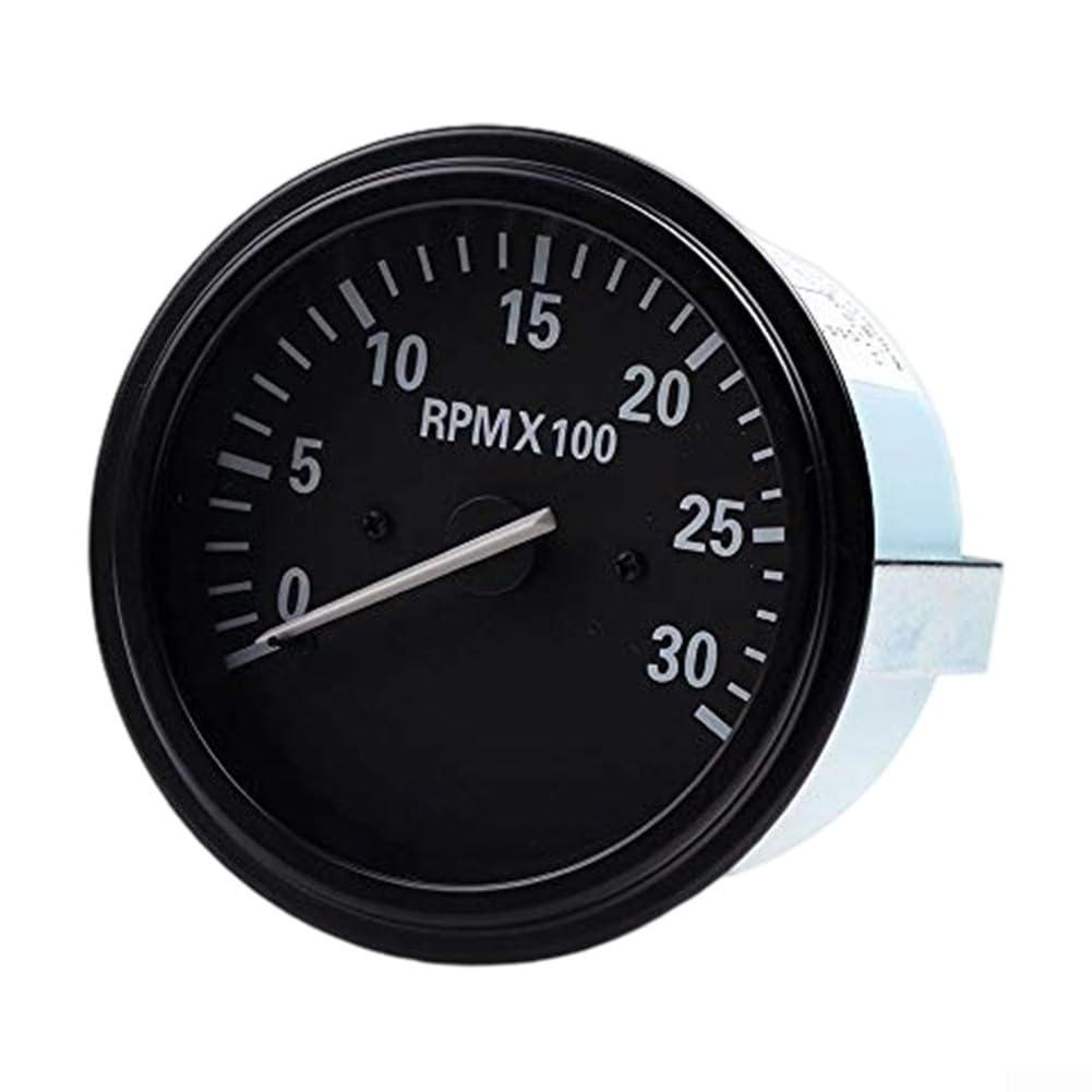 Tacómetro digital para motor diésel de 12 V y 24 V, medidor de RPM compatible con generador, herramienta de monitor precisa en tiempo real, carcasa robusta, fácil