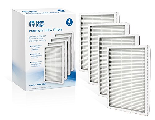 Fette Filter - 4 Pack of 86889 HEPA Filters Compatible with EF-1 Sears Kenmore Vacuums & Panasonic Uprights Vacuums (Compares to MC-V199H)