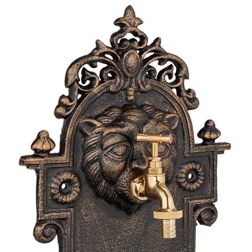 Fontaine extérieure pour le jardin en bronze au design rustique et durable - 6