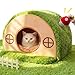 Mellownido Baumhöhle Katzenbett, Katzenhöhle Indoor mit Pilzglocke