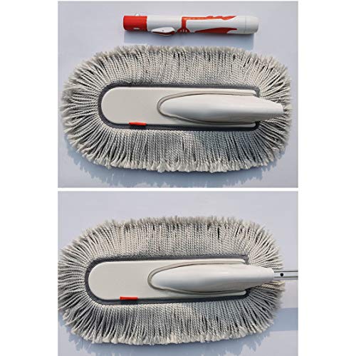YIYIO Rubber Handle Microfiber Car Dust Collector Exterior and Interior Cleaner with Retractable Handle Dust Collector… - Image 3