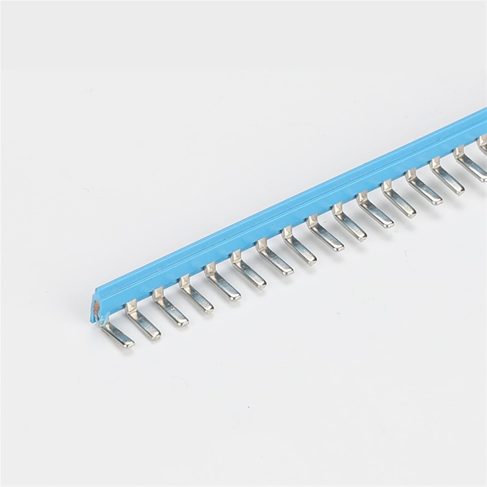 GANDE 10Pcs EB80-DIK 20 Seats Jumpers Bar For DIKD1.5 U K Type Din Rail Terminal Block Electrical Connector EB 80-DIK Insertion Bridge (Color : EB80-DIK-01, Size : 20 seats)