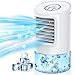 Climatiseur Mobile 400ML, 3 en 1 Climatiseur Portable / Ventilateur / Humidificateur, Mini Climatiseur à faible consommation, Refroidisseur d'air personnel 3 Modes de Vent / 2 Réglages de Minuterie
