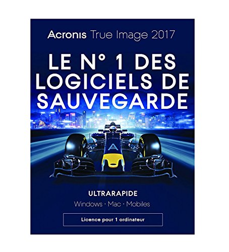 Acronis True Image 2017 1 poste - 1 Appareil, 1 An [PC]