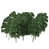  [Keine Marke Waren] Baume Baum Modellbaum Bahnanlage wargame N Szene Messer Sammlung Die Modelleisenbahn, Diorama und Architekturmodell-Zug-Modell bis zwanzig 8,5 cm dunkelgrun