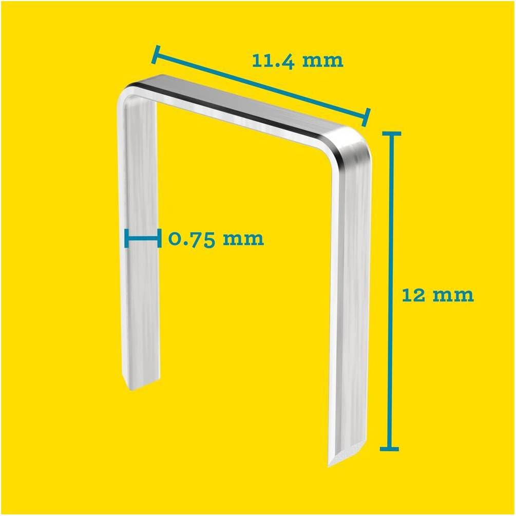 D-Work 4.000 Grapas galvanizadas Ba-16-11.8x16x0.5x2.6 mm