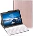 Produktbild C/N Tastatur Hülle for Lenovo Tab P10 - (QWERTY Layout) Ultradünn Flip Entfernbar Drahtloser Keyboardständer Ledertasche für Lenovo Tab P10 TB-X705F 10.1 Zoll Tablet, Roségold