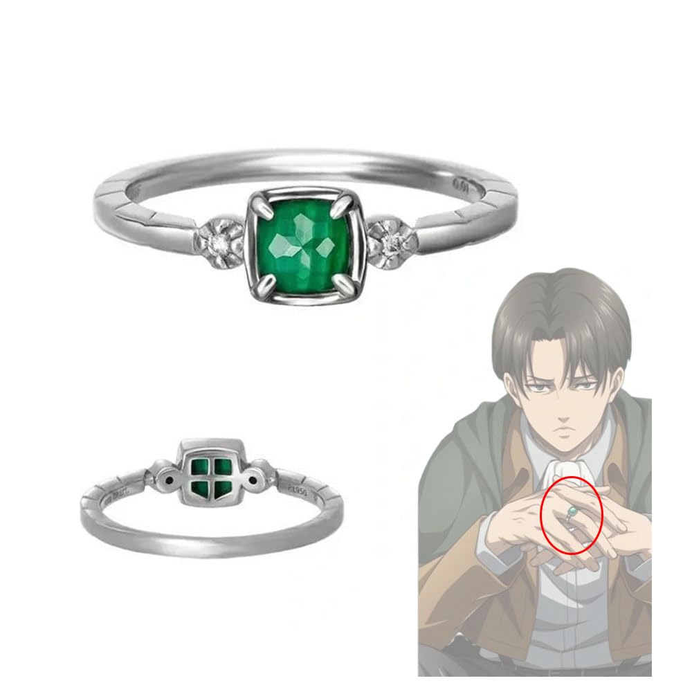 Amazon | 進撃の巨人 リヴァイ 指輪 リング リヴァイ コスプレ道具