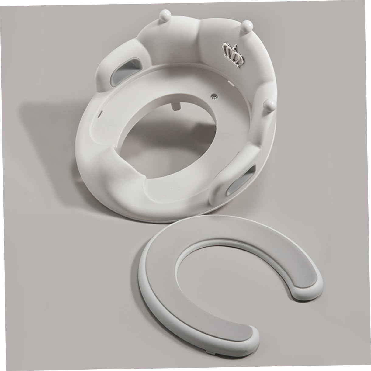 Asiento de Inodoro para Niños Pequeños de Pp, Uso Doméstico | Detachable, Fácil de Limpiar, para Bebés y Niñas, Diseño Cómodo para Aprendizaje en Casa