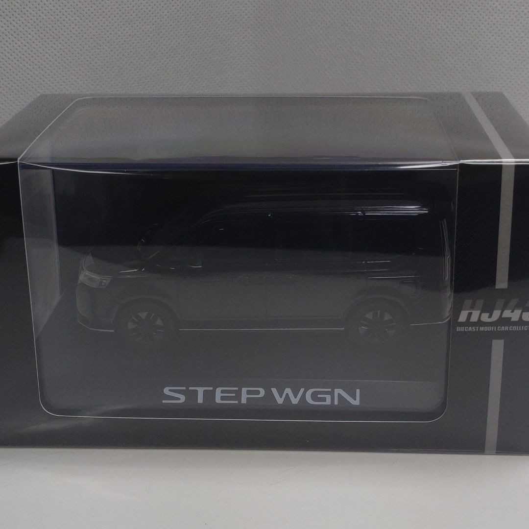 STEP WGN 1/43 ディスプレイモデル トワイライトミストブラックパール Amazon.co.jp: 新型 STEP WGN e:HEV SPADA トワイライトミストブラック