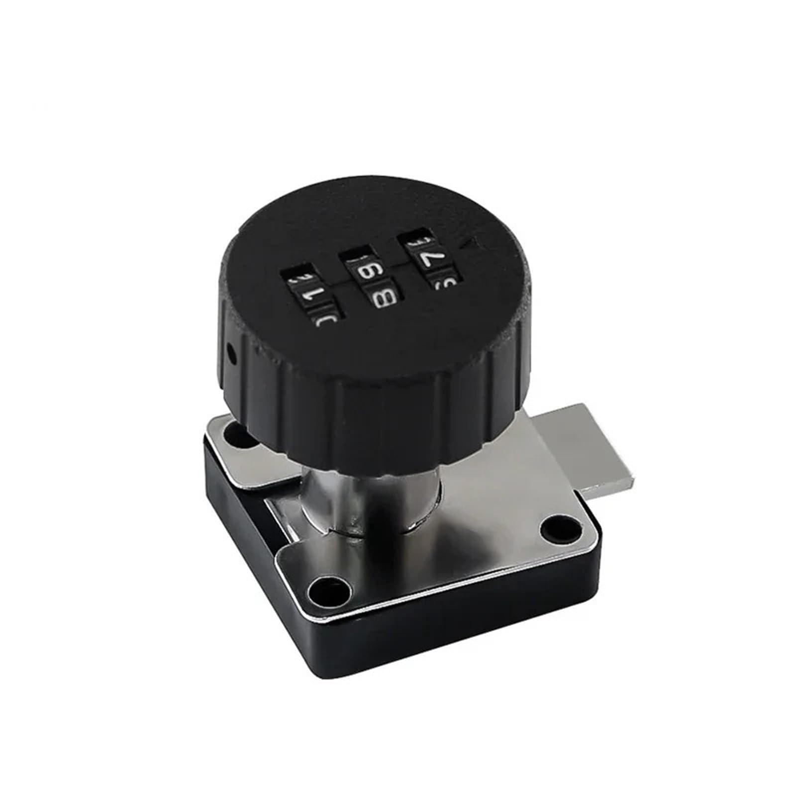 Cerradura de código Digital mecánica cajón muebles escritorio archivador cerradura de puerta buzón cerradura de lengua MA091 1 Uds(Black A)