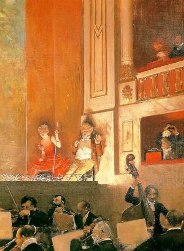 Lienzo de Jean Beraud con la obra del Theatre des Varietes en formato de gran tamaño 60x90cm