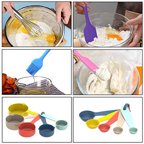 image for Mixing Bowls with Airtight Lids - 19 Piece Stainless Steel Nesting Bow