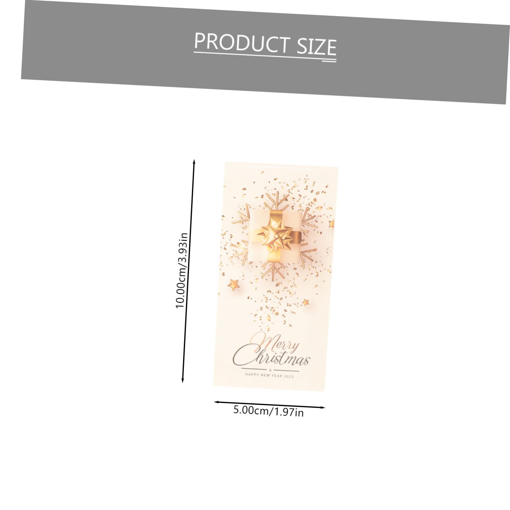 STOBOK 200pezzi Adesivi Decorativi Natalizi Per Scatole e Buste Stickers Mano Per Decorazioni Natale e Regali Per Biglietti Pacchi e Sacchetti Caramelle
