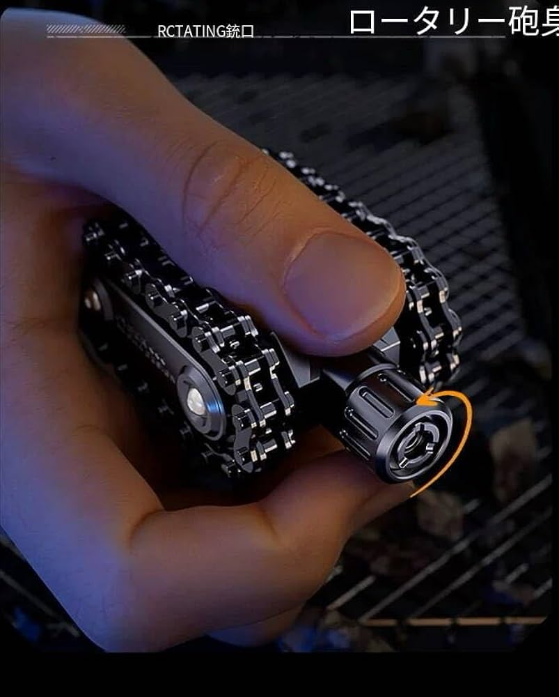 Amazon.co.jp: クローラーフィジェットトイ - 合金金属磁気プレス EDC