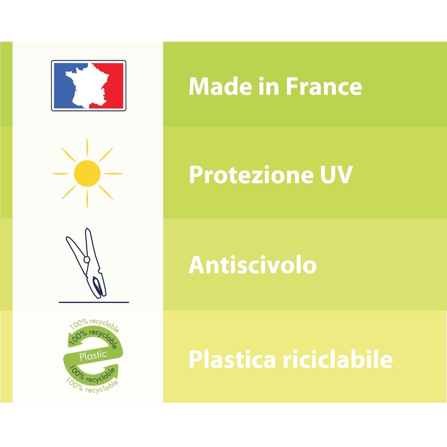 Cesto Con 48 Mollette Antiscivolo - Laguelle, Produzione Francese, Colori Assortiti - Foto 8