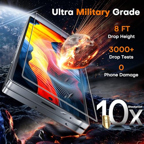 Image of Mr.Shield Top-Notch HD+ Tempered Glass Screen Protector Guard For Samsung Z Fold 2 (Front), 9H Hardness, Military Grade Protection, Easy Installation kit