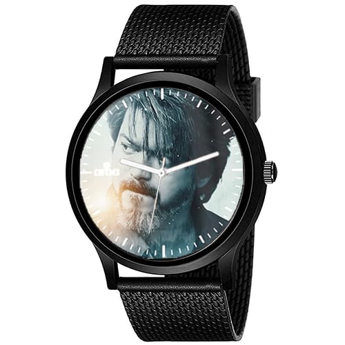 AROA Watch New Watch for Ordinary Person Leo Vijay Model : 1164 Black Metal Type Analog Black Strap Watch White Dial for Men Stylish Watch for Boys- (B0CM2981TZ) Amazon Price History, Amazon Price Tracker