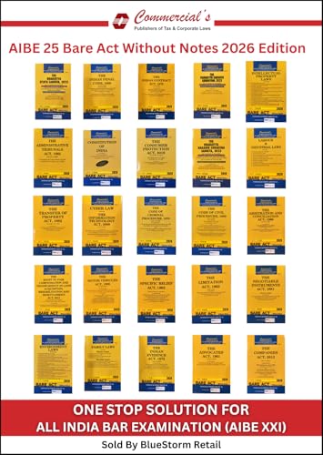 Image of AIBE Bare Acts 2026 | 25 Bare Acts Set for AIBE Exam | Bar Exam Books | Edition