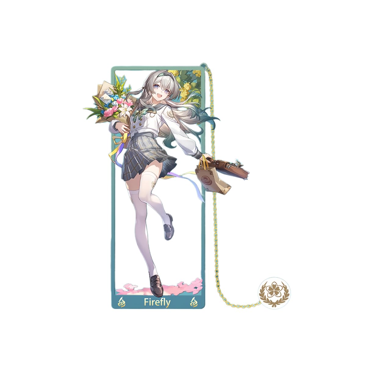 1PC Honkai: Star Rail Figure Metal Bookmark Game Bookmark with Chain Stationery Gift (sty 1) โ image 1