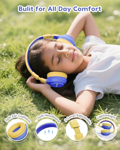 Auriculares niños evitan daños auditivos cascos acolchados ipad 4