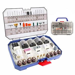 WORKPRO 306PCS Rotary Tool Accessories Kit, Fits Dremel Rotary Tool, 1/8″ Shanks DIY Universal Fitment for Easy Cutting, Sanding, Grinding, Carving, Polishing, Drilling and Engraving with Storage Case