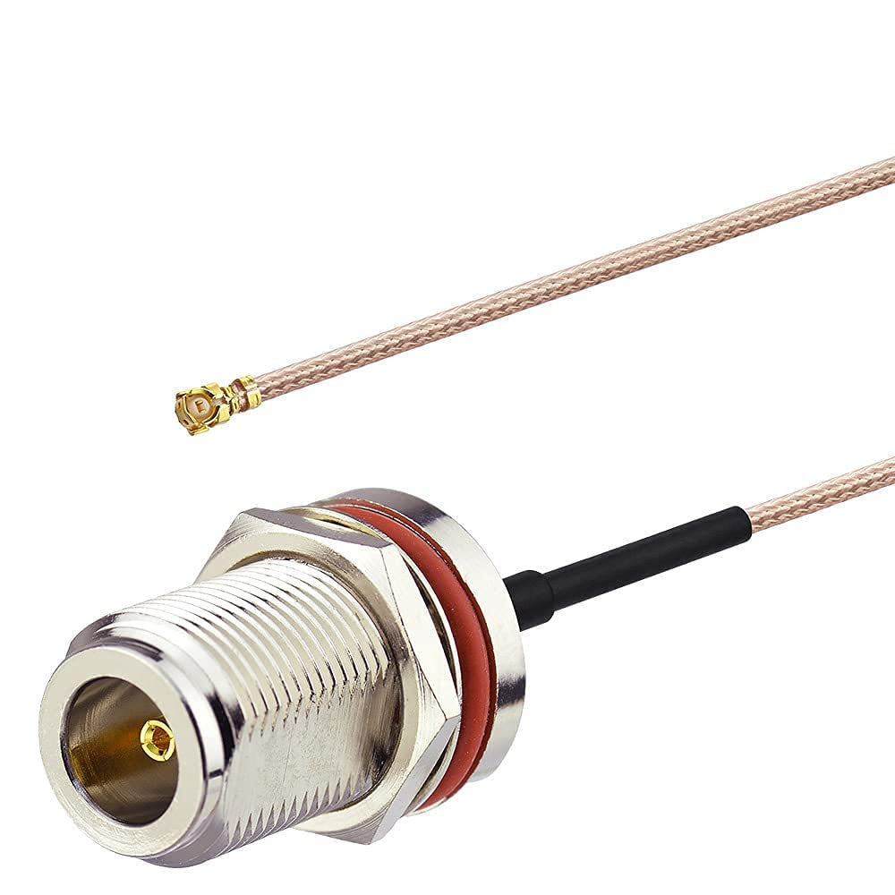 RF SIGNAL wlaniot IPX/u.fl to N Type Female Pigtail Cable (6" RG178 for PCI WiFi Card Wireless Router Gateway External Antenna etc.-picture-28