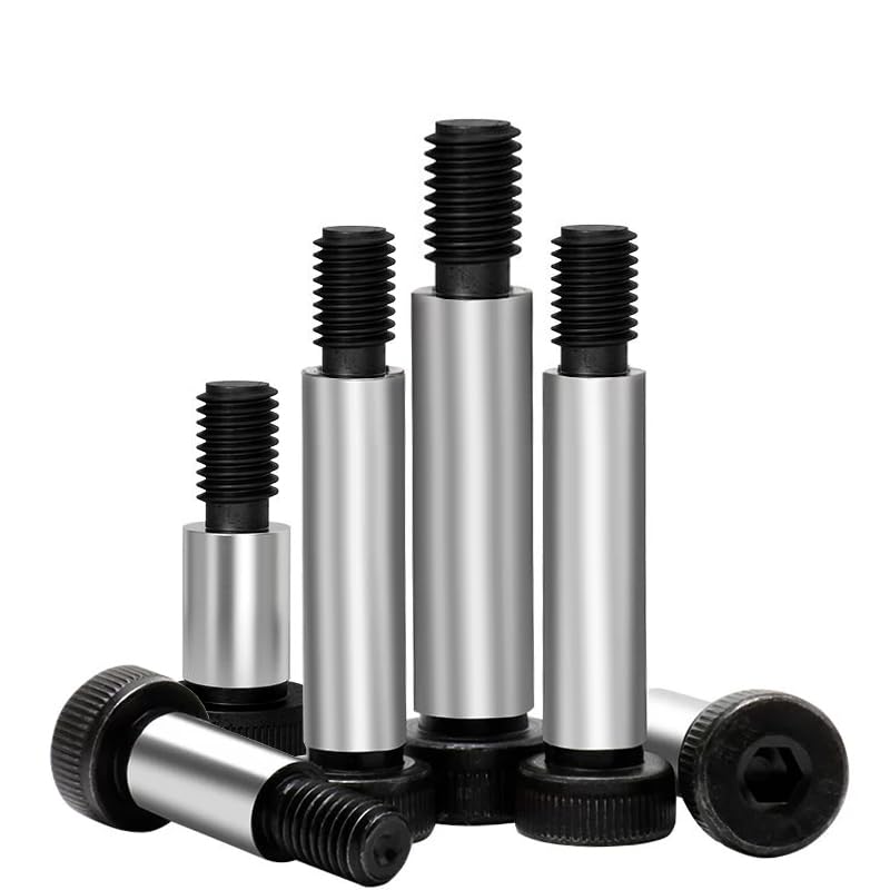 M8 Shoulder Screws, Alloy Steel Steel Shoulder Bolts, Grade 12.9 Shoulder Screw, Plug Limit Screw, Round Head Bearing Bolt, Inner Hex Positioned Stripper Bolts