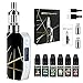 Cigarrillo Electronico de Vapor sin Nicotina Vaper Kit Cigarro Electronico Vaporizador kit completo-80W/2000mAh Batería con 6x10ml de E-líquido, 3m Tanque de Evaporadorl, 0.5Ohm Núcleo de Atomización