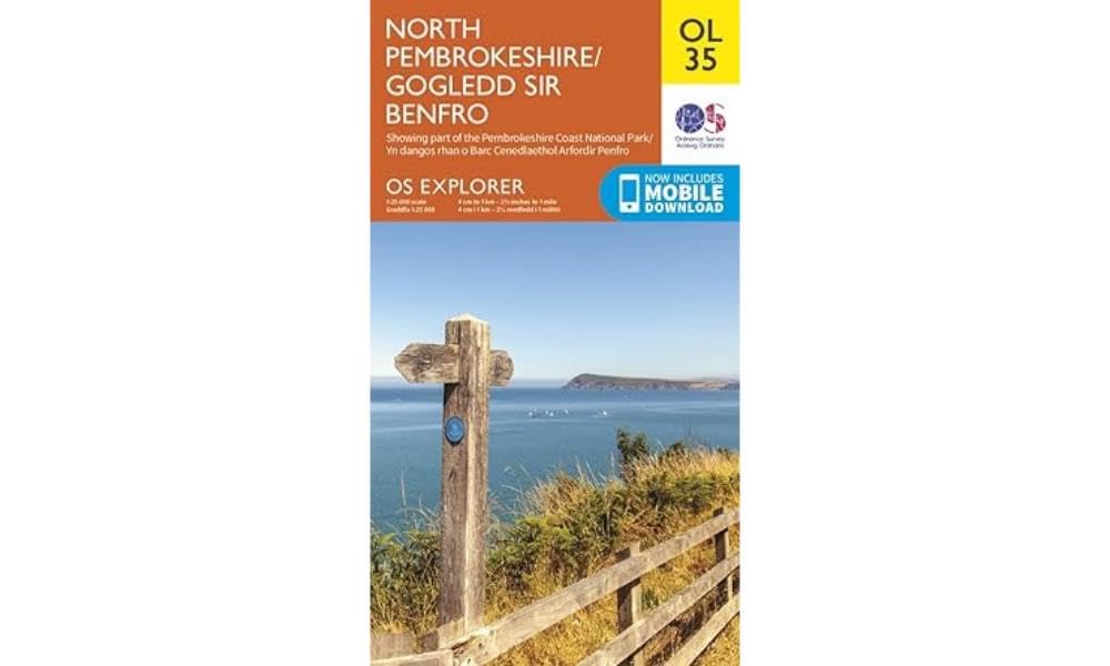 North Pembrokeshire/Gogledd Sir Benfro Map | Pembrokeshire Coast | Ordnance Survey | OS Explorer Map OL35 | Wales | Walks | Hiking | Maps | Adventure: 35