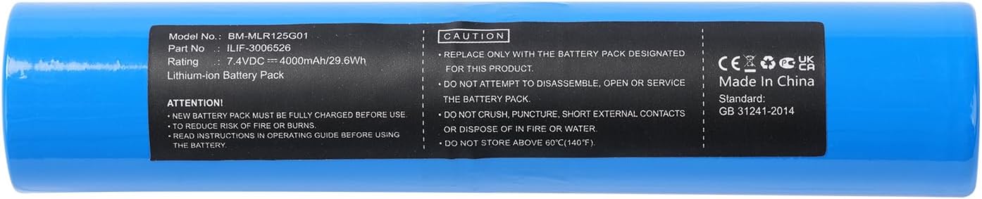 2Pcs ILIF-3006526 Battery Replacement for Mag Lite ML150LRX ML150LR(X) ML150LR-1019 ML150LR-A2155 (4000mAh)