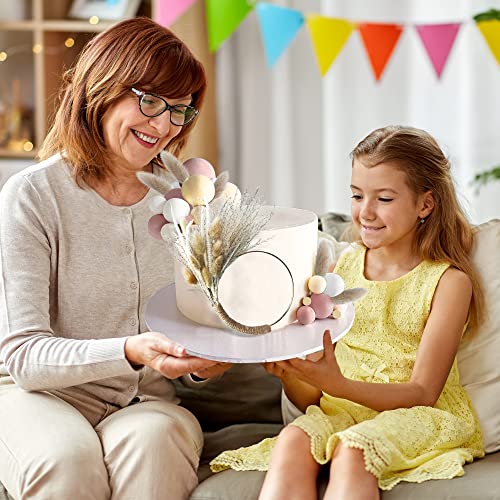 Wood Oh Baby Cake Topper Boho Cake Toppers Balls Cake Topper Decorations Baby Shower Decorations For Boho Baby Shower Birthday Wedding Gender Reveal Cake Decorations (Light Brown) #TOP5