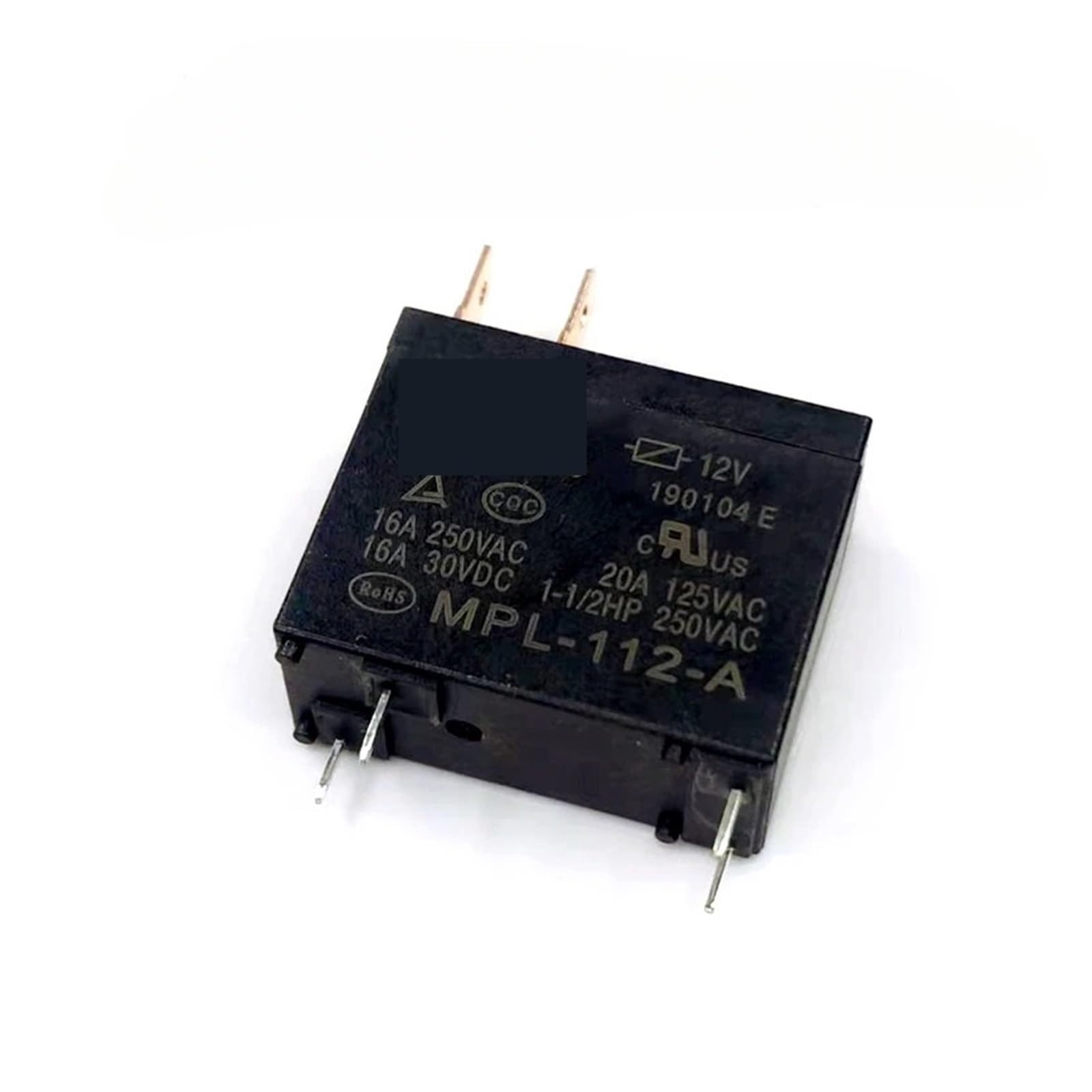 YLQUXEUV 1pcs/lot relay:MPL-112-A 12VDC 16A 4pins Microwave water heater relay 302WP-1AH-C M02