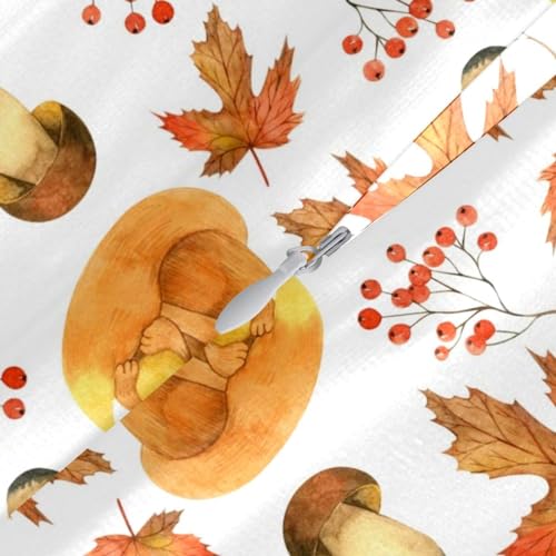 Housse de coussin velours 50x50 cm lot de 2 motif renard automne - 5