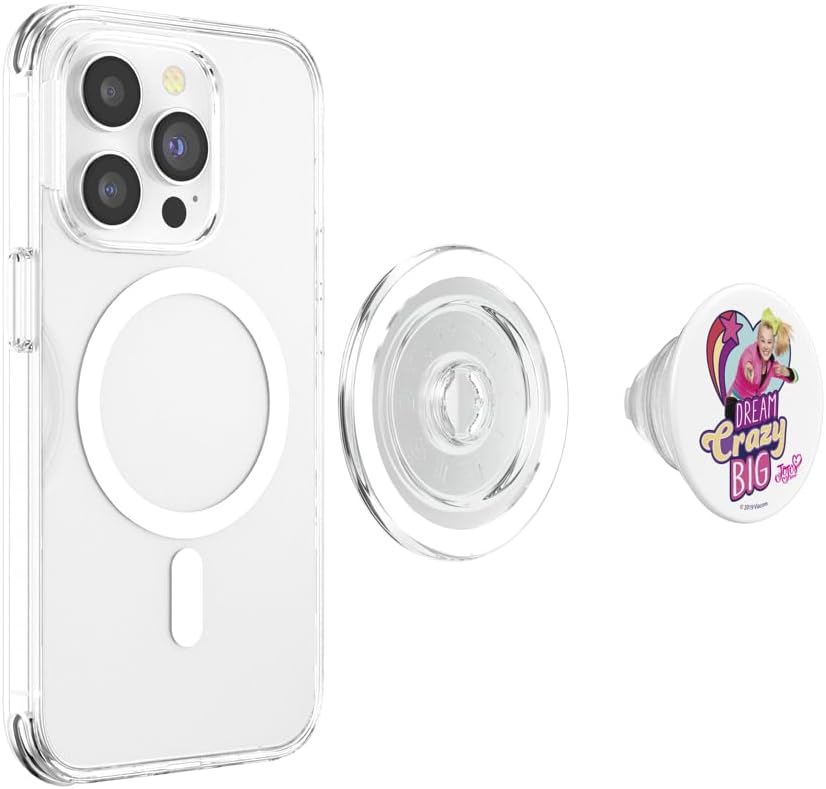 Nickelodeon JoJo SiwaDream Crazy Big Heart Portrait PopSockets MagSafe PopGrip for iPhone