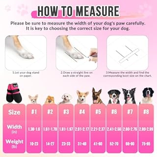 SlowTon Dog Shoes - Breathable Dog Sock Boots for Summer Hot Pavement Hardwood Floors Winter Snow, Waterproof Booties for Small Medium Large Dogs, Non-Slip Paw Protector for Outdoor Walking (FU, 3)