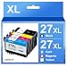 Produktbild LOFBLAT 27XL 27 XL Tinte Ersatz für Epson Druckerpatronen 27 XL 27XL Multipack für Epson Workforce WF-3620DWF WF-3640DTWF WF-7110DTW WF-7210DTW WF-7610DWF WF-7620DTWF WF-7710DWF WF-7715DWF WF-7720DTWF