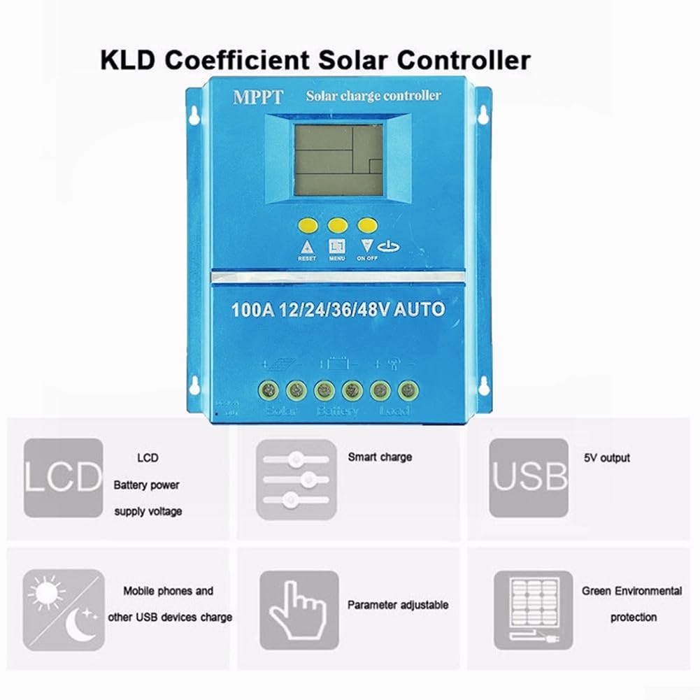 Regulador para carga para Solar MPPT 100A Auto Voltaje Regulador(80A)