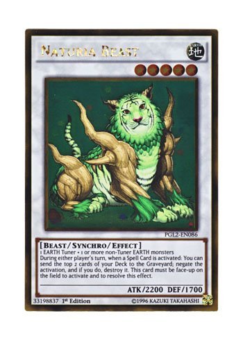 Amazon.co.jp: 遊戯王 英語版 PGL2-EN086 Naturia Beast ナチュル